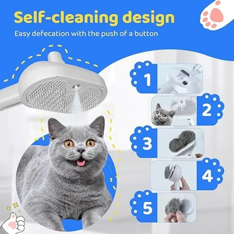 PettaLab™ Steam Grooming Brush
