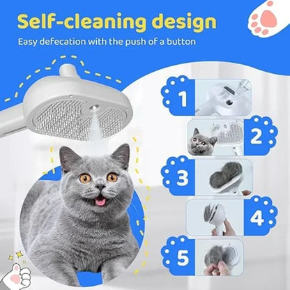 PettaLab™ Steam Grooming Brush