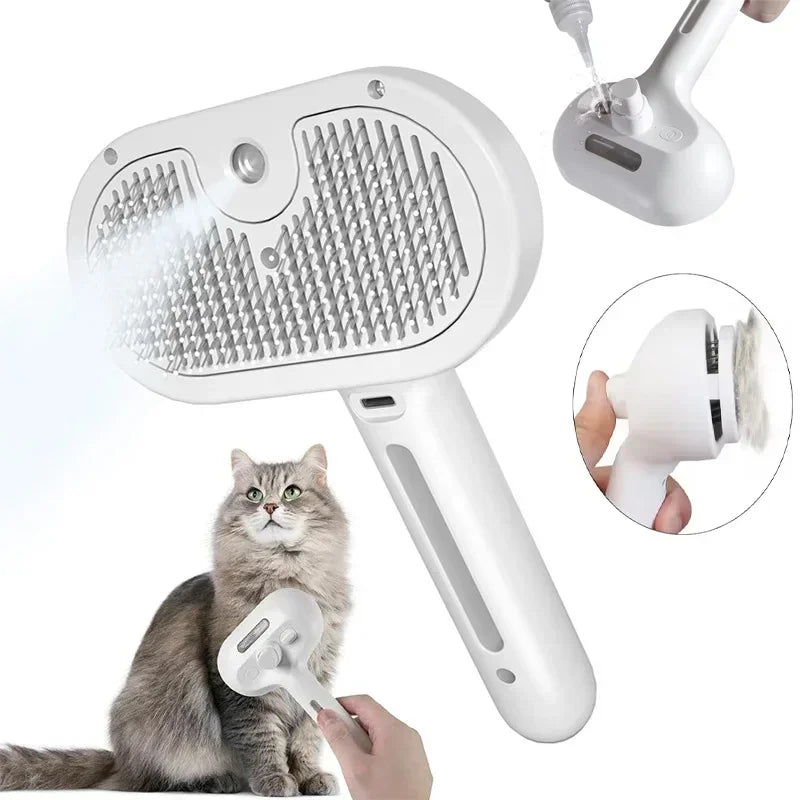 PettaLab™ Steam Grooming Brush